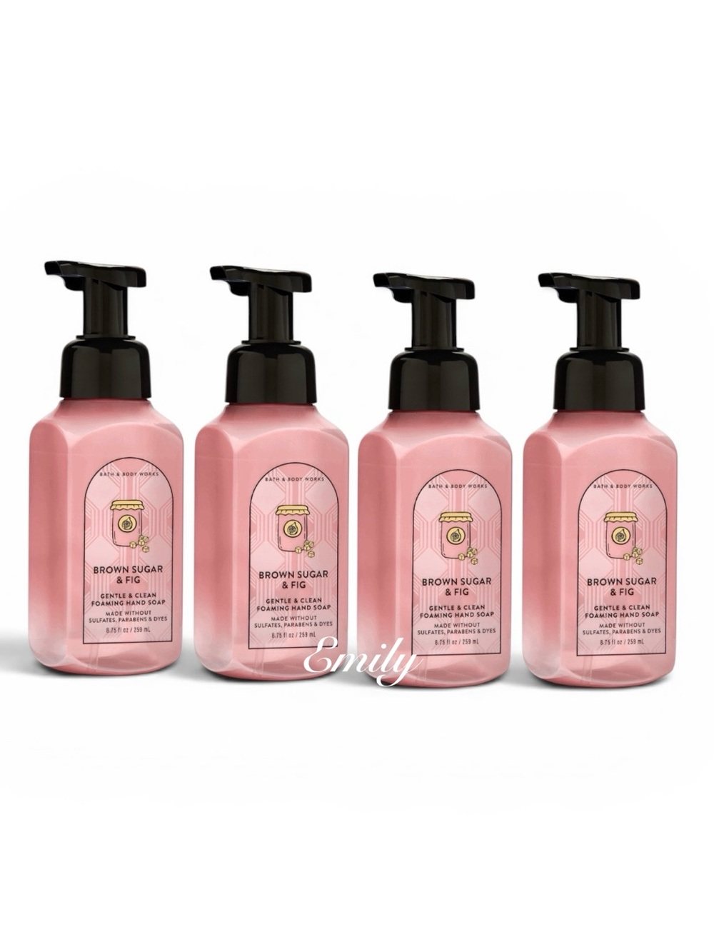 Bath & Body Works BROWN SUGAR & FIG Foaming Hand Soap 8.75 fl oz Set